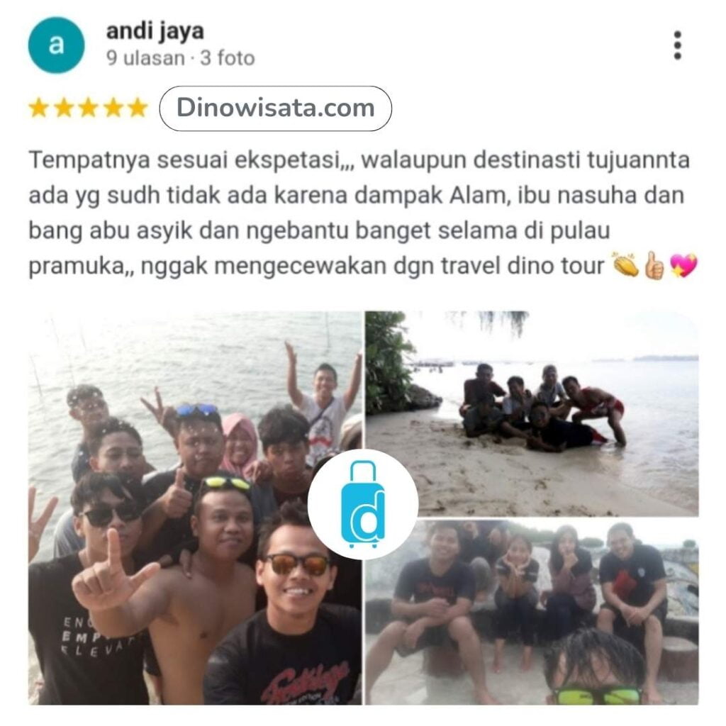 Pulau Pramuka Review Customer Dinowisata
