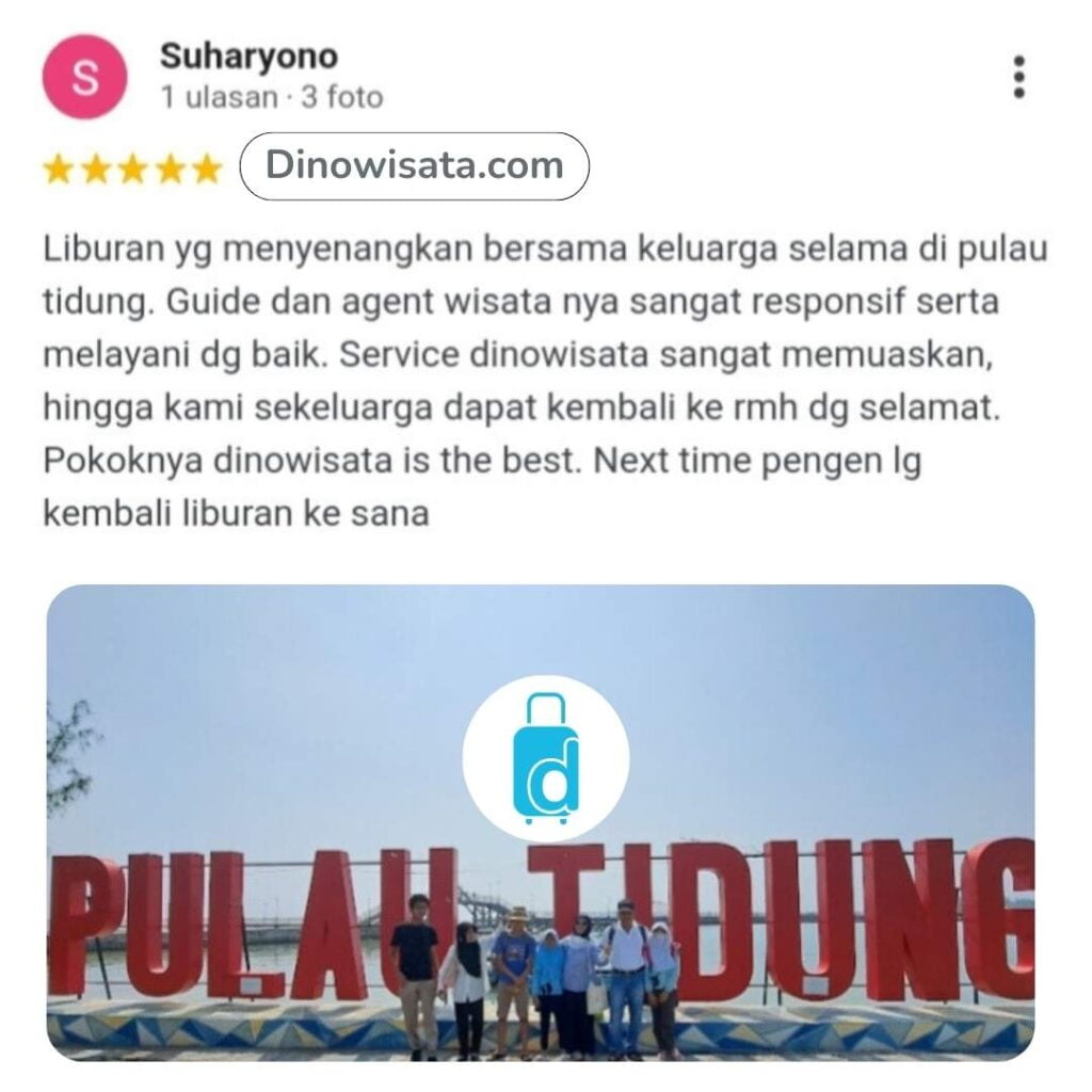 Pulau Tidung Review Customer Dinowisata